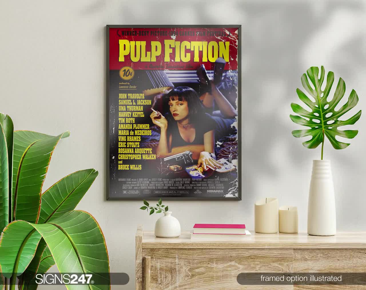 Pulp Fiction Poster | Pulp Fiction Print | Movie Prints for